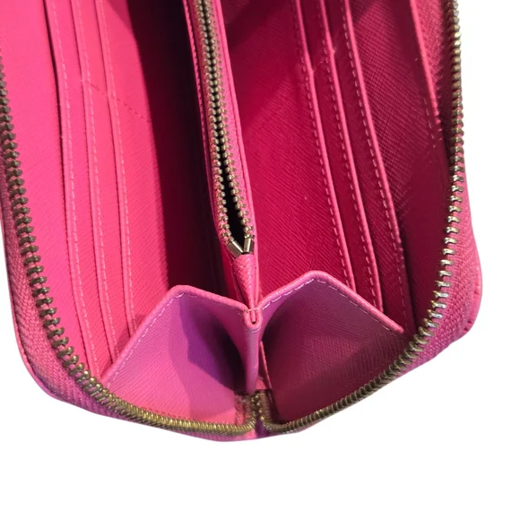 Tory Burch Pink Women's Long Wallet Authentic - Call Outs! - Picture 8 of 11